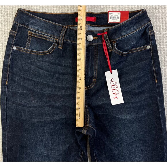 NEW Jennifer Lopez JLo Jeans Flawless Sculpt Bootcut Women's Size 8 Blue Denim - Picture 12 of 14